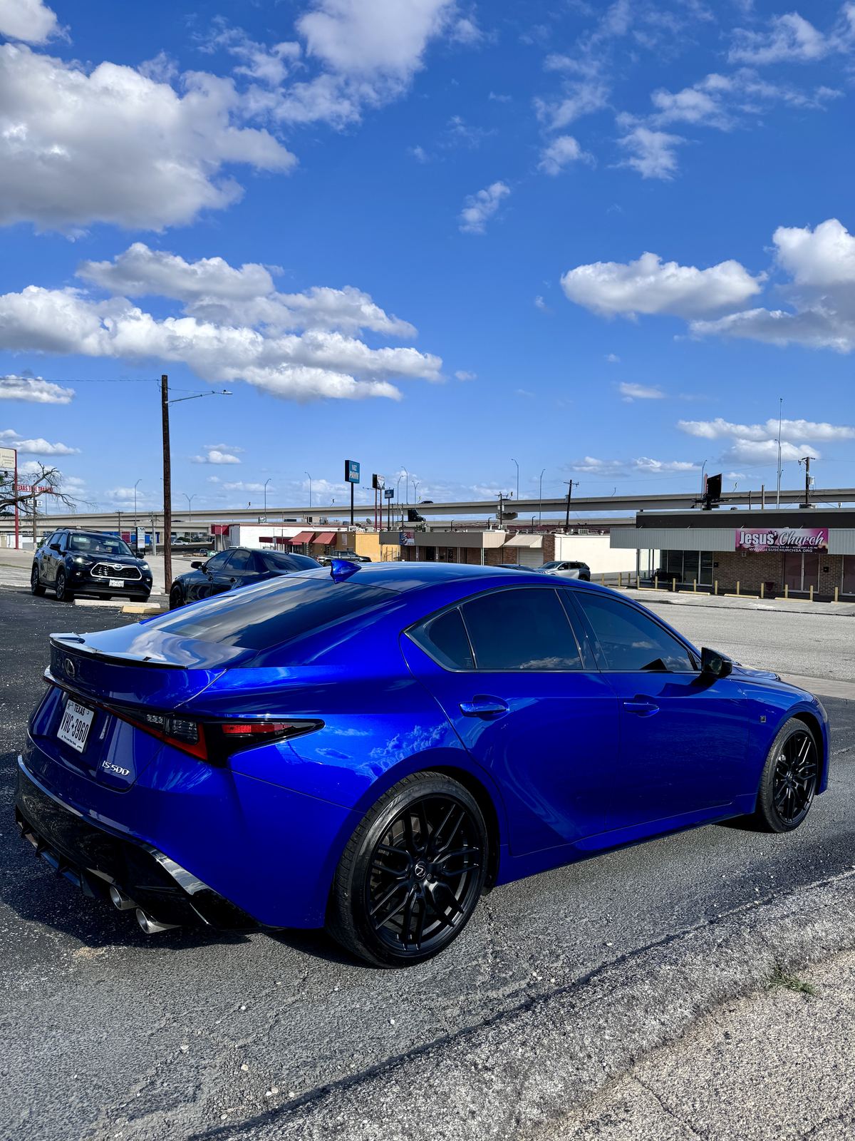 Blue Lexus IS-F ceramic coating San Antonio